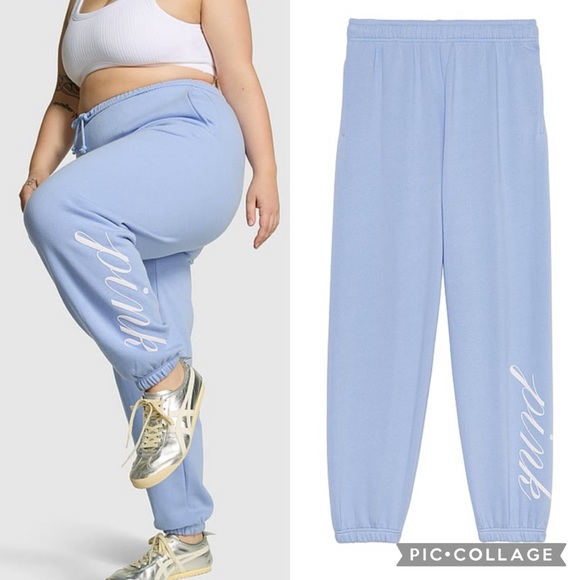 Victoria’s Secret PINK Fleece Relaxed Sweatpants - Picture 1 of 1